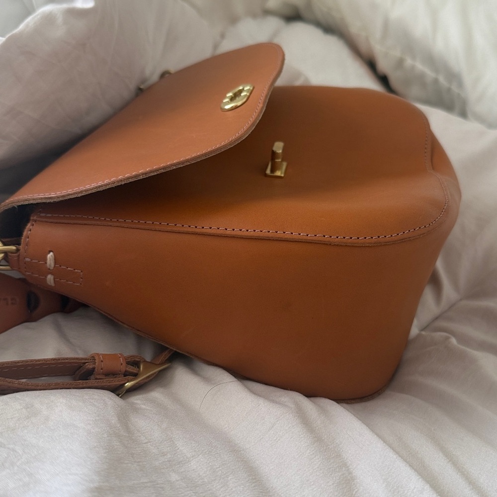 Clare V Louis Turnlock - Tan.  includes short and long strap! - Picture 7 of 7